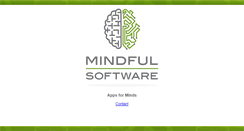 Desktop Screenshot of mindfulsoftware.com