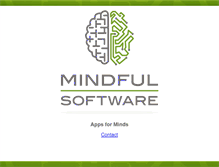 Tablet Screenshot of mindfulsoftware.com